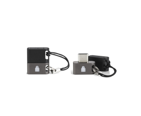 Kensington Llave de seguridad de huella dactilar VeriMark Guard USB-C - FIDO2, WebAuthn/CTAP2.1, FIDO U2F