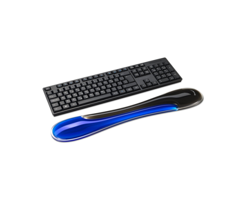 Kensington Reposamuñecas de gel Duo para teclado fino - Azul