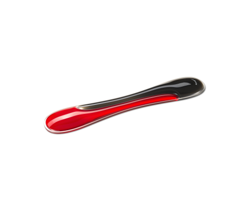 Kensington Reposamuñecas de gel Duo para teclado fino - Rojo