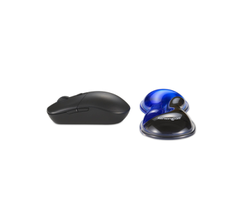 Kensington Reposamuñecas de gel fino con dos colores para ratón/trackball - Azul