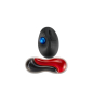 Kensington Reposamuñecas de gel fino con dos colores para ratón/trackball - Rojo