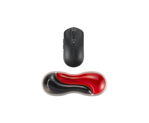 Kensington Reposamuñecas de gel fino con dos colores para ratón/trackball - Rojo