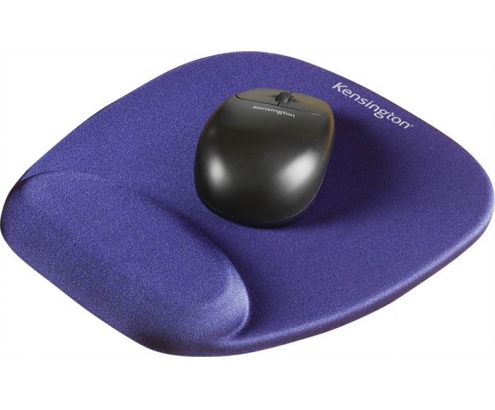 Kensington Reposamuñecas espuma ratón azul