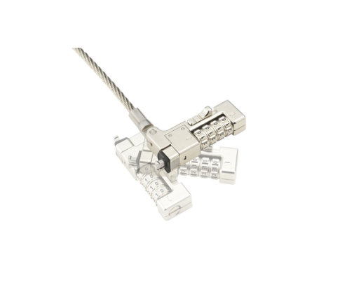 Kensington Slim NanoSaver 2.0 EQ cable antirrobo Plata 1,8 m