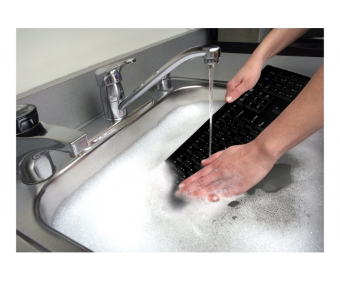 Kensington Teclado USB lavable Pro Fit negro