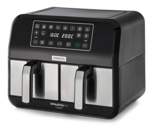 Kenwood HFM20.000MB freidora Doble 8 L Independiente 1700 W Freidora de aire caliente Negro