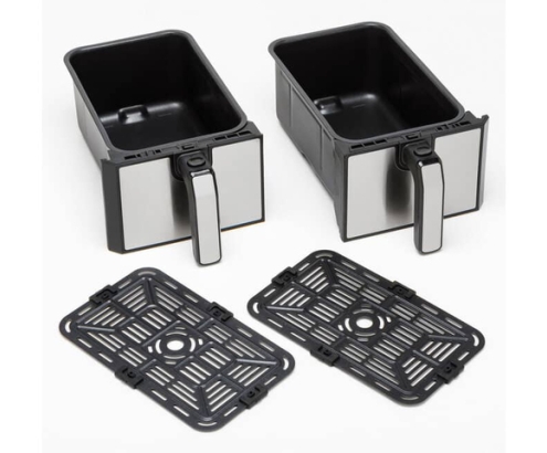 Kenwood HFM20.000MB freidora Doble 8 L Independiente 1700 W Freidora de aire caliente Negro