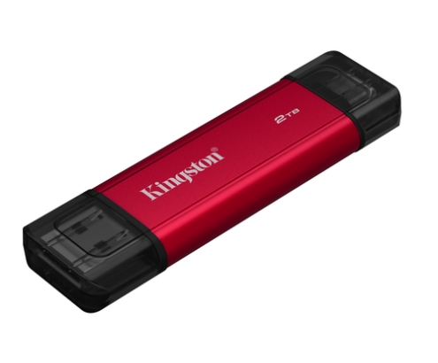 Kingston Technology 2TB Dual USB-A/C Portable SSD, Up to 1050MB/s USB 3.2 Gen 2