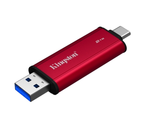 Kingston Technology 2TB Dual USB-A/C Portable SSD, Up to 1050MB/s USB 3.2 Gen 2