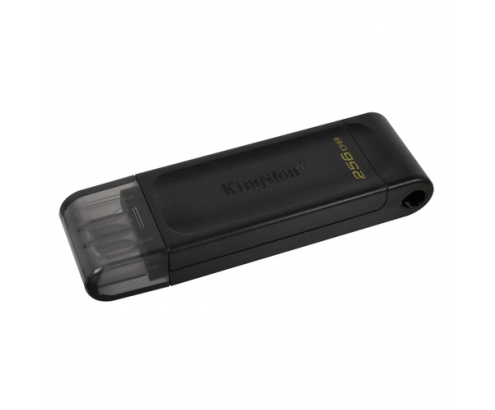 Kingston Technology 70 unidad flash USB 256 GB USB Tipo C 3.2 Gen 1 (3.1 Gen 1) Negro