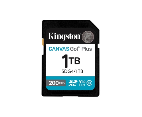 Kingston Technology Canvas Go! Plus 1TB SDXC Canvas Go Plus Gen4 200MB/s C10 UHS-I U3 V30