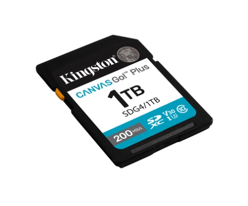 Kingston Technology Canvas Go! Plus 1TB SDXC Canvas Go Plus Gen4 200MB/s C10 UHS-I U3 V30