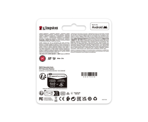 Kingston Technology Canvas Go! Plus 512GB SDXC Canvas Go Plus Gen4 200MB/s C10 UHS-I U3 V30