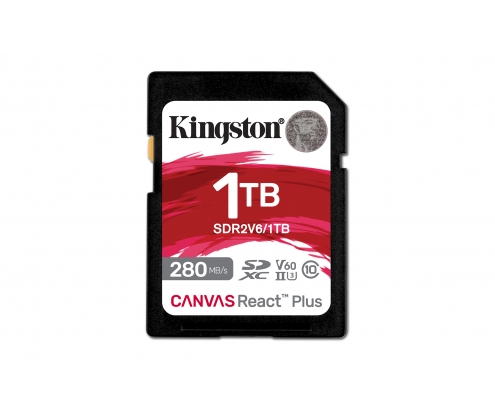 Kingston Technology Canvas React Plus 1 TB SDXC UHS-II Clase 10