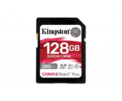Kingston Technology Canvas React Plus 128 GB SDXC UHS-II Clase 10