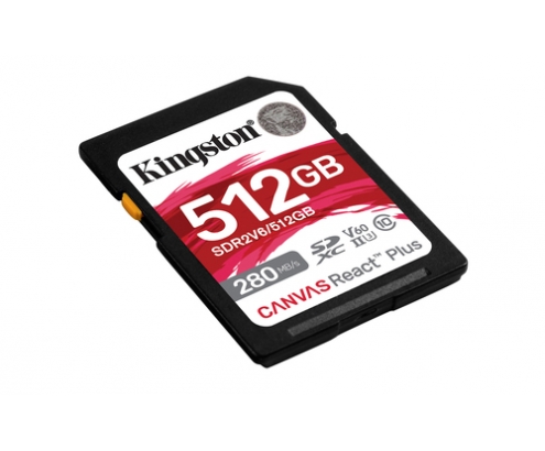 Kingston Technology Canvas React Plus 512 GB SDXC UHS-II Clase 10