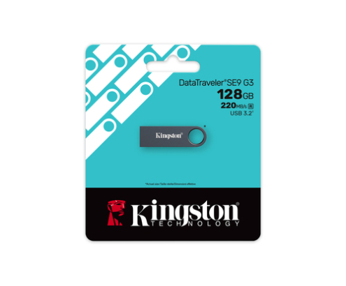 Kingston Technology DataTraveler 128 GB SE9 G3 - Níquel oscuro