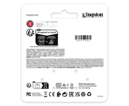 Kingston Technology DataTraveler 512 GB SE9 G3 - Níquel oscuro