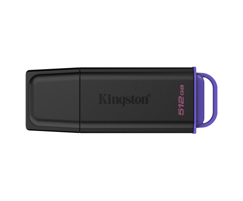 Kingston Technology DataTraveler 512GB Portátil USB 3.2 Gen 1 Exodia Negro + Violeta