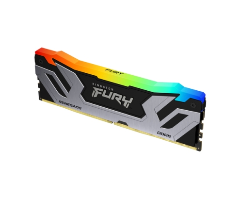 Kingston Technology FURY 24GB 8400MT/s DDR5 CL40 CUDIMM Renegade RGB Silver XMP