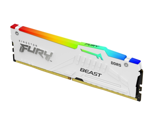 Kingston Technology FURY Beast 32 GB 5600 MT/s DDR5 CL36 DIMM White RGB EXPO