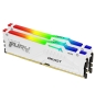 Kingston Technology FURY Beast 32GB 6000MT/s DDR5 CL36 DIMM (Kits de 2) White RGB EXPO