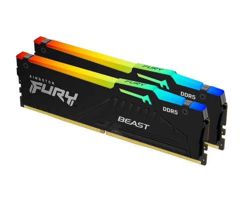 Kingston Technology FURY Beast 64GB 6000MT/s DDR5 CL30 DIMM (Kit de 2) RGB EXPO