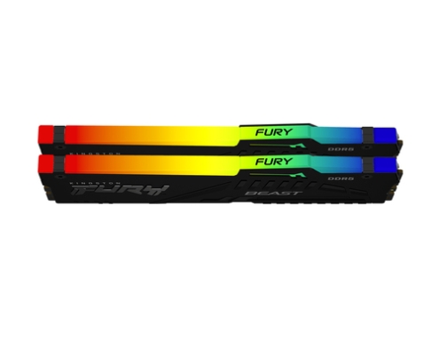 Kingston Technology FURY Beast 64GB 6400MT/s DDR5 CL32 DIMM (Kit de 2) RGB EXPO
