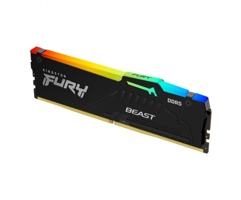 Kingston Technology FURY Beast RGB módulo de memoria 16 GB 1 x 16 GB DDR5 5200 MHz