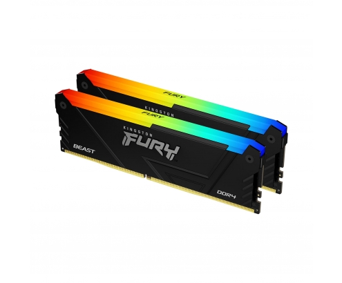 Kingston Technology FURY Beast RGB módulo de memoria 32 GB 2 x 16 GB DDR4 3600 MHz