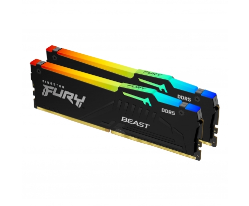 Kingston Technology FURY Beast RGB módulo de memoria 32 GB 2 x 16 GB DDR5 5200 MHz