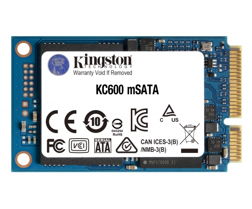 Kingston Technology KC600 Disco ssd mSATA 1024Gb serial ATA III 3D TLC