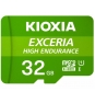 Kioxia Exceria High Endurance Memoria microsdhc flash 32gb UHS-I class 1(u1) verde blanco 