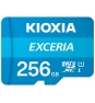 Kioxia Exceria Memoria Microsdxc flash 256GB UHS-I class 1 U1 azul blanco