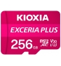 Kioxia Exceria Plus Memoria microsdxc 256gb UHS-I class 3 U3 rosa blanco 