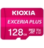 Kioxia Exceria Plus Memoria Microsdxc flash 128gb UHS-I class 3 U3 rosa