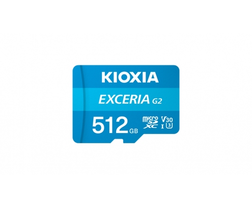 Kioxia LMEX2L512GG2 memoria flash 512 GB MicroSDHC UHS-III Clase 10