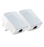 KIT 2 ADAPTADORES TP-LINK POWERLINE BLANCO TL-PA411 KIT