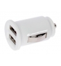 KIT 5 UNIDADES CARGADOR CONCEPTRONIC 2.4A 2 PUERTOS USB 5V 12 24V BLANCO CTCAR2AW5