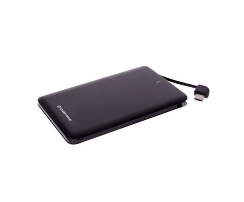 Kit 5 unidades powerbank conceptronic 4000mah dual conector micro usb iphone negro CTPWRBK4B5