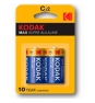 Kodak Max LR14 pilas alcalinas blÍ­ster 2u 1.5v 30952836