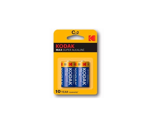 Kodak Max LR14 pilas alcalinas blÍ­ster 2u 1.5v 30952836
