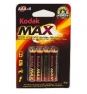 Kodak Max LR3 pilas alcalinas AAA blÍ­ster 4u 1.5v 30952812