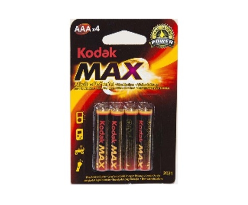 Kodak Max LR3 pilas alcalinas AAA blÍster 4u 1.5v 30952812