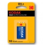 Kodak Max LR61 pilas alcalinas blÍ­ster 9v 30952850