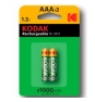 Kodak NIMH LR3 AAA pilas recargables ni-mh 1000mah blÍ­ster 2u 30954021
