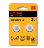 Kodak Ultra CR 2025 blÍ­ster 2 pilas botón litio 30417670