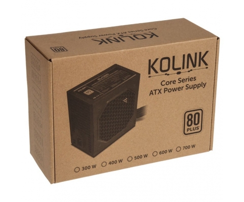 Kolink KL-C600 unidad de fuente de alimentación 600 W 20+4 pin ATX ATX Negro
