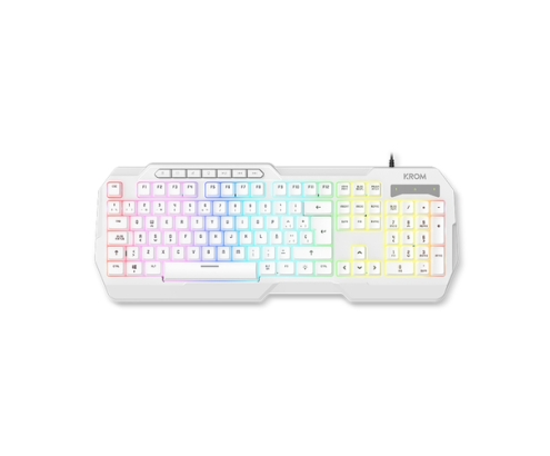 Krom Kenta 4 in 1 RGB Gaming Kit, Blanco