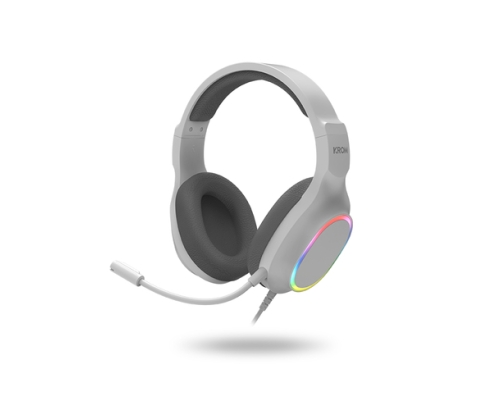 Krom Kenta 4 in 1 RGB Gaming Kit, Blanco